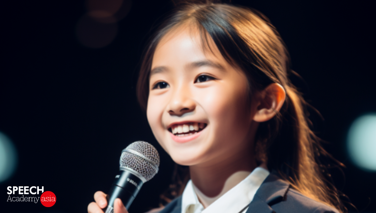 Speech Academy Asia Debate Class (Girl with Mic)